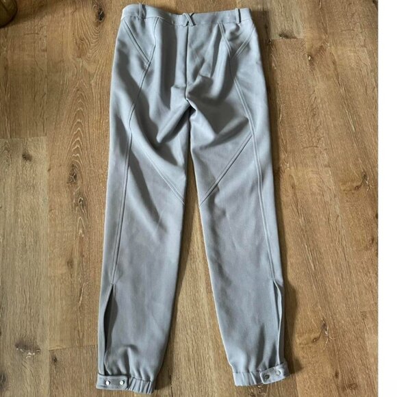 NWT Halston Heritage Tailored Joggers Light Brush Gray Size 2 - Picture 2 of 3